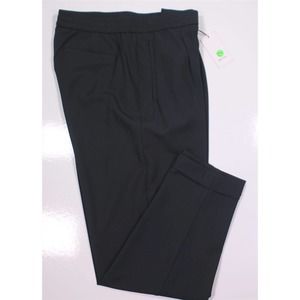 New! Reiss Navy Blue Japan Drawstring Slim-Fit Stretch-Woven Trousers Pants 32